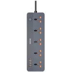چندراهی برق گرین لاین GS-250 با 5 پریز، 4 پورت USB و شارژ سریع PD 20W