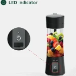 شیکر شارژی گرین لاین مدل GL-JU19 گنجایش 0.38 لیتر - تصویر 3